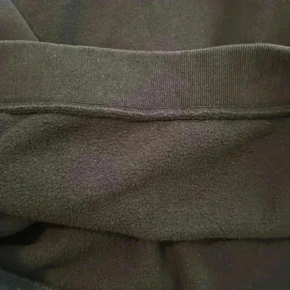 Chaps Ralph Lauren Quarter Zip Sweatshirt Black Large Vintage Y2K Preppy Classic - Picture 13 of 13